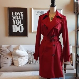 Ralph Lauren Red Rain Coat  (L) NWT